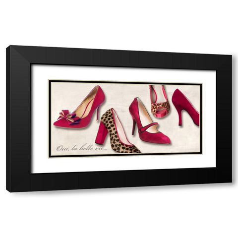 Oui la belle vieâ€¦ Black Modern Wood Framed Art Print with Double Matting by Clair, Michelle