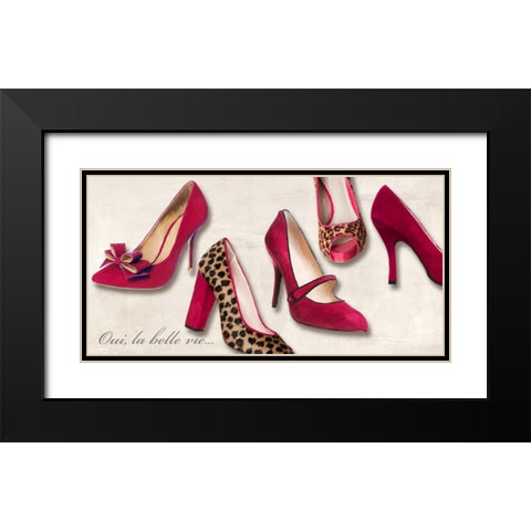 Oui la belle vieâ€¦ Black Modern Wood Framed Art Print with Double Matting by Clair, Michelle