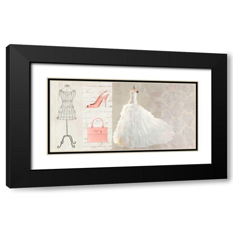 Fashionable Black Modern Wood Framed Art Print with Double Matting by Clair, Michelle