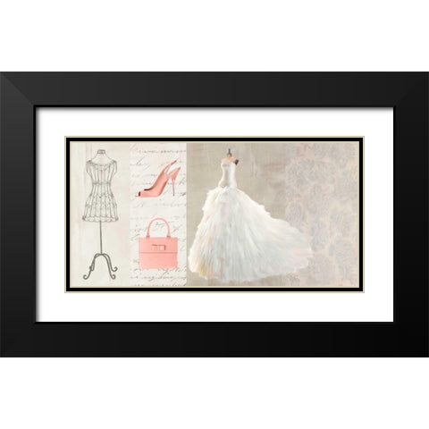 Fashionable Black Modern Wood Framed Art Print with Double Matting by Clair, Michelle