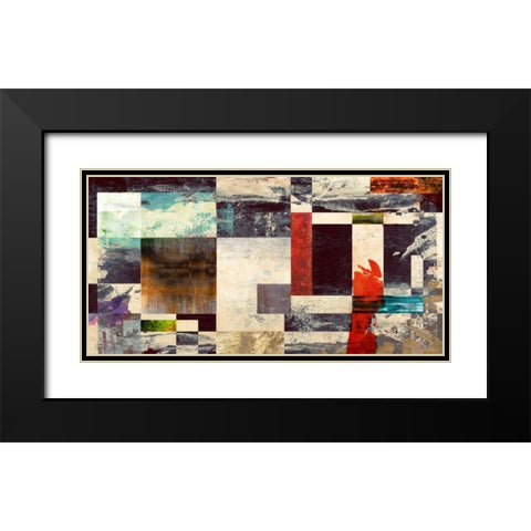 Hottical Black Modern Wood Framed Art Print with Double Matting by Nava, Sandro