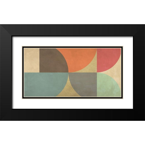 Supergraphics Black Modern Wood Framed Art Print with Double Matting by Nava, Sandro