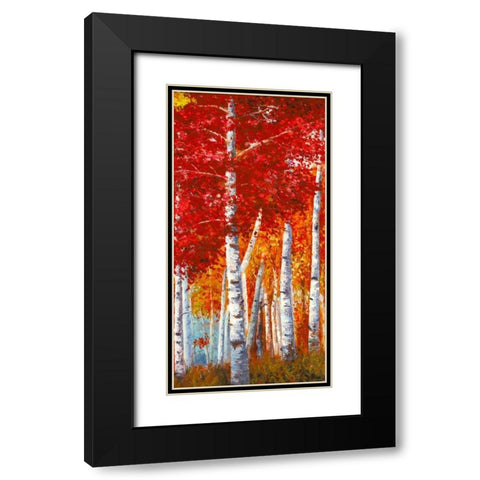 Betulle I Black Modern Wood Framed Art Print with Double Matting by Masera, Angelo