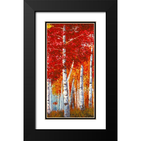 Betulle I Black Modern Wood Framed Art Print with Double Matting by Masera, Angelo