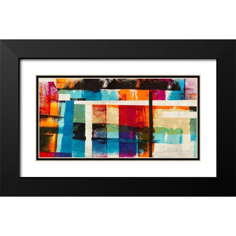 Big Sur Black Modern Wood Framed Art Print with Double Matting by Navarro, Manuel