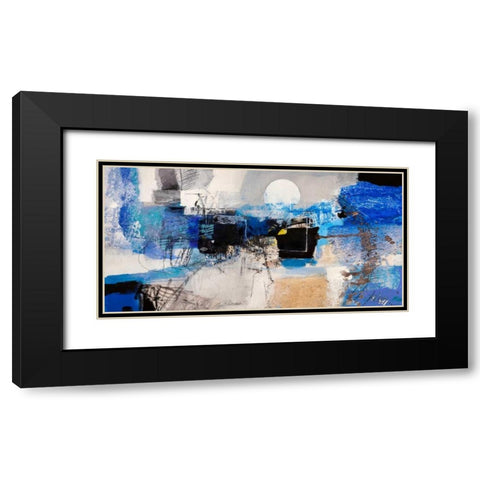 Moonlight Black Modern Wood Framed Art Print with Double Matting by Pima, Arthur