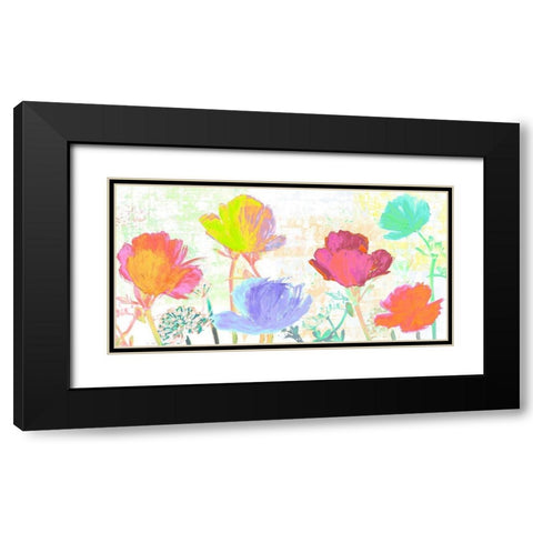 Divertissement dete Black Modern Wood Framed Art Print with Double Matting by Muriel, Phelipau