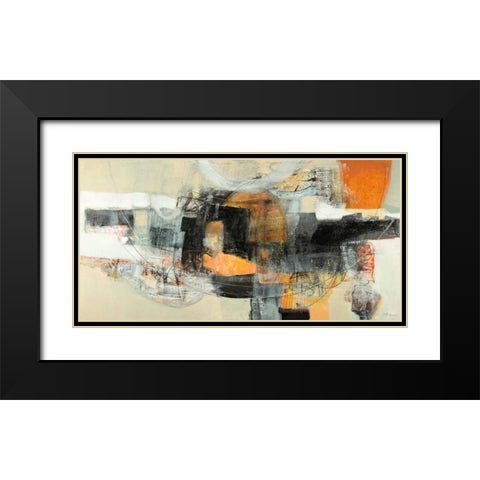 Tempi remoti Black Modern Wood Framed Art Print with Double Matting by Piovan, Maurizio
