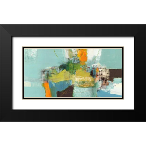 Una pace riacquistata Black Modern Wood Framed Art Print with Double Matting by Piovan, Maurizio