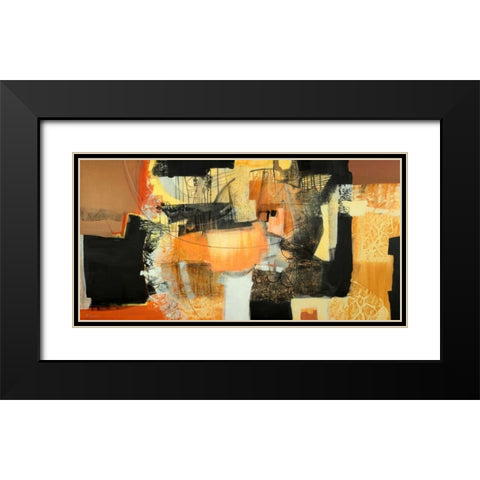 La seconda estate Black Modern Wood Framed Art Print with Double Matting by Piovan, Maurizio