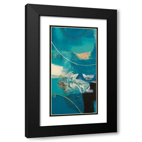 Un viaggio II Black Modern Wood Framed Art Print with Double Matting by Piovan, Maurizio