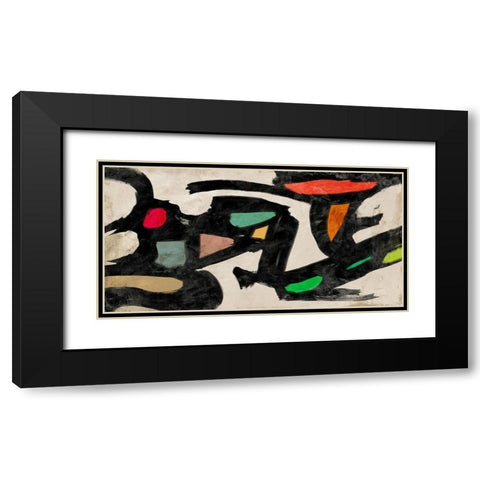 Waves in motion Black Modern Wood Framed Art Print with Double Matting by Caine, Roland