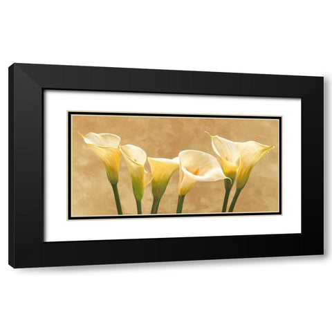 Calle bianche Black Modern Wood Framed Art Print with Double Matting by Biffi, Serena