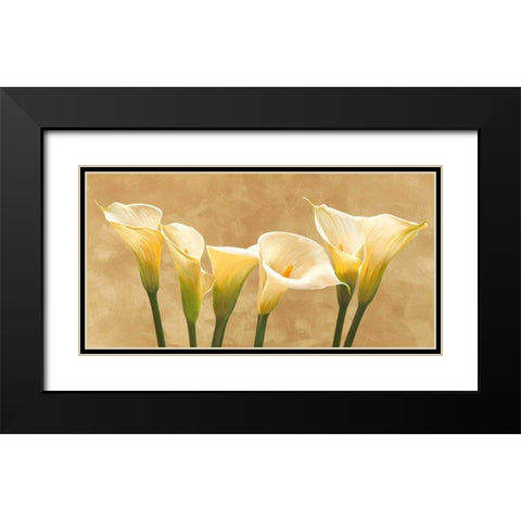 Calle bianche Black Modern Wood Framed Art Print with Double Matting by Biffi, Serena