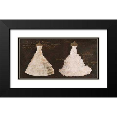 Elegant Folies Black Modern Wood Framed Art Print with Double Matting by Cairoli, Stefano