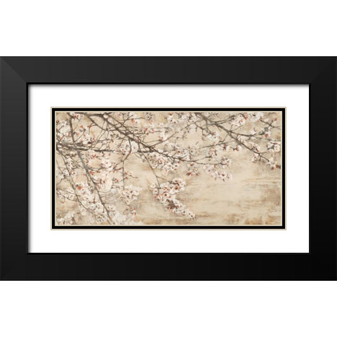 Ciliegio in fiore Black Modern Wood Framed Art Print with Double Matting by Mei, Silvia