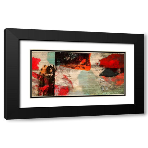 Rules of Attraction Black Modern Wood Framed Art Print with Double Matting by Stone, Jim