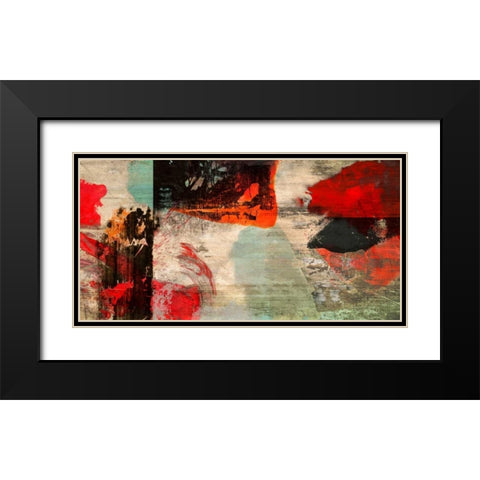Rules of Attraction Black Modern Wood Framed Art Print with Double Matting by Stone, Jim