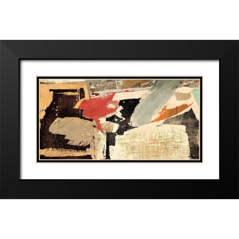 Stone Garden Black Modern Wood Framed Art Print with Double Matting by Stone, Jim