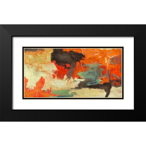Indian Summer Black Modern Wood Framed Art Print with Double Matting by Stone, Jim