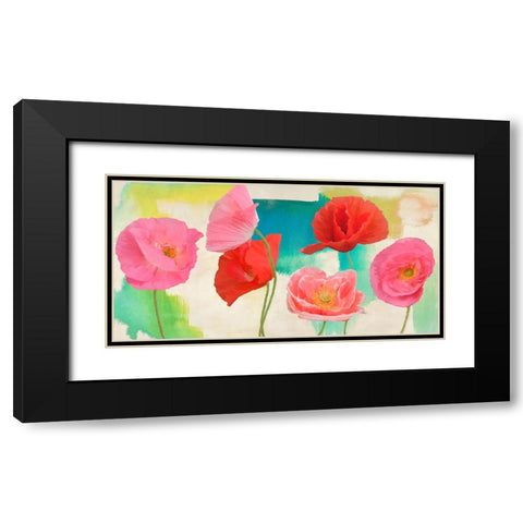 Festival Black Modern Wood Framed Art Print with Double Matting by Rizzardi, Teo