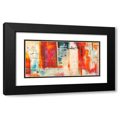 Bangalore Black Modern Wood Framed Art Print with Double Matting by Taylor, Heather