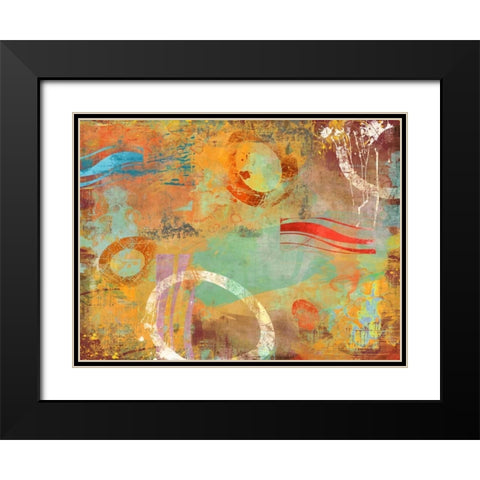 Funny Games Black Modern Wood Framed Art Print with Double Matting by King, Amber