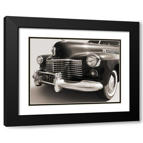 1941 Cadillac Fleetwood Touring Sedan Black Modern Wood Framed Art Print with Double Matting by Gasoline Images