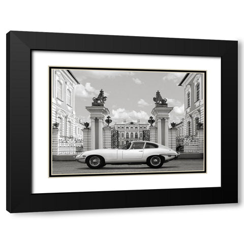 Princess at the Palace (detail) Black Modern Wood Framed Art Print with Double Matting by Gasoline Images