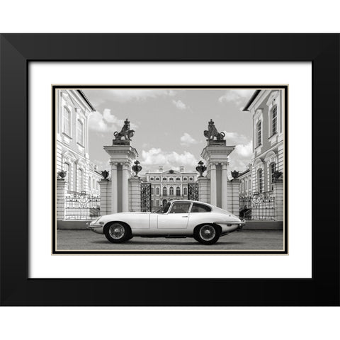 Princess at the Palace (detail) Black Modern Wood Framed Art Print with Double Matting by Gasoline Images