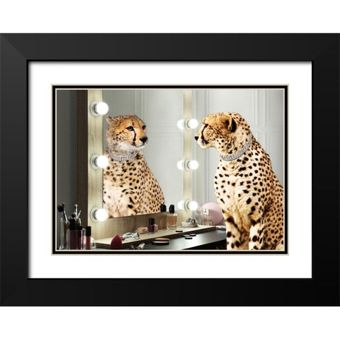 Wild Beauty Black Modern Wood Framed Art Print with Double Matting by Lauren, Julian