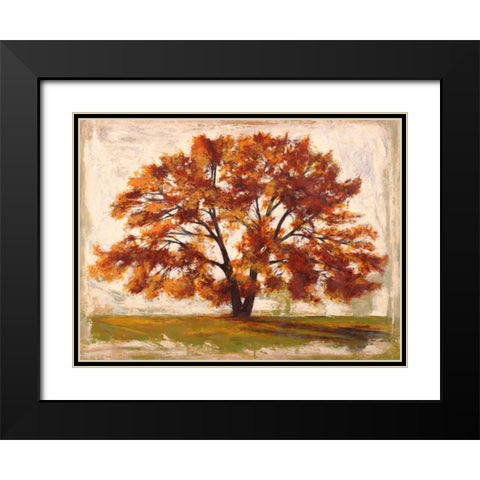 Mattino Black Modern Wood Framed Art Print with Double Matting by Bacci, Leonardo