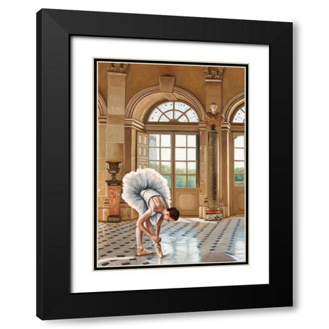 In the Grand Palace I - detail Black Modern Wood Framed Art Print with Double Matting by Benson, Pierre
