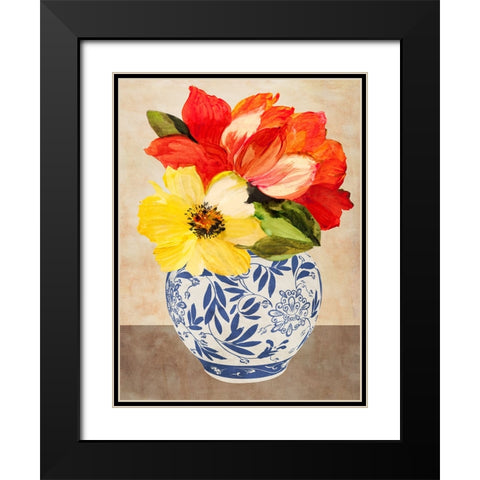 Vaso italiano I Black Modern Wood Framed Art Print with Double Matting by Borgese, Anna