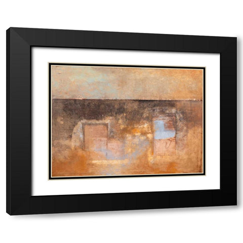 Memorie sottili Black Modern Wood Framed Art Print with Double Matting by Simoncelli, Charaka