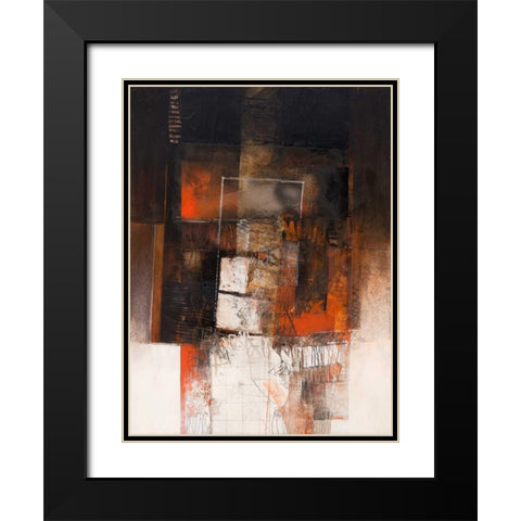 Le ultime luci della sera Black Modern Wood Framed Art Print with Double Matting by Censini