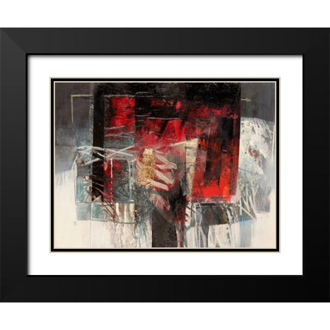Di vino e sole Black Modern Wood Framed Art Print with Double Matting by Censini, Giuliano