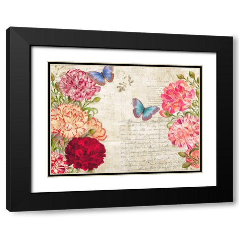 Botanique Moderne IV Black Modern Wood Framed Art Print with Double Matting by Dellal, Remy