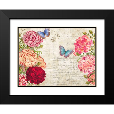 Botanique Moderne IV Black Modern Wood Framed Art Print with Double Matting by Dellal, Remy