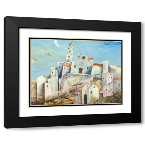 Lasciami sognare Black Modern Wood Framed Art Print with Double Matting by Larotonda, Donato