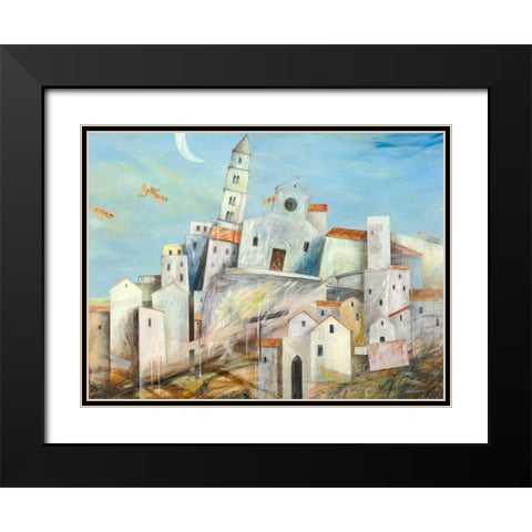 Lasciami sognare Black Modern Wood Framed Art Print with Double Matting by Larotonda, Donato
