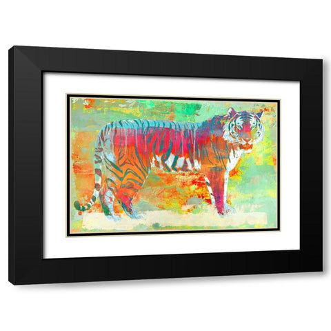 Urban Jungle I Black Modern Wood Framed Art Print with Double Matting by Chestier, Eric