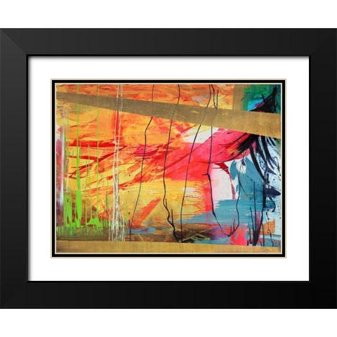 Antigua Black Modern Wood Framed Art Print with Double Matting by Corrado, Italo