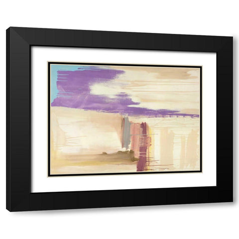 Estrellas Black Modern Wood Framed Art Print with Double Matting by Corrado, Italo