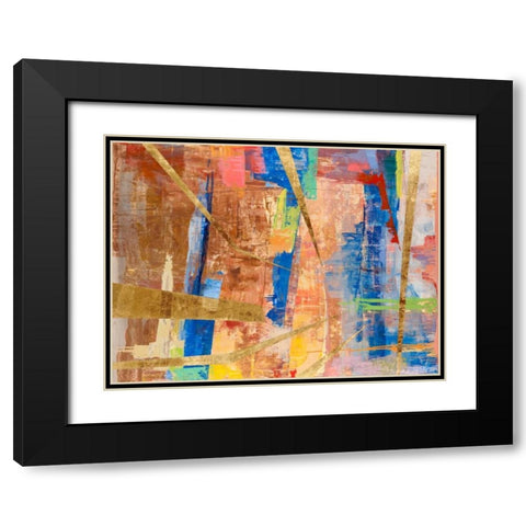 Andalusia Black Modern Wood Framed Art Print with Double Matting by Corrado, Italo
