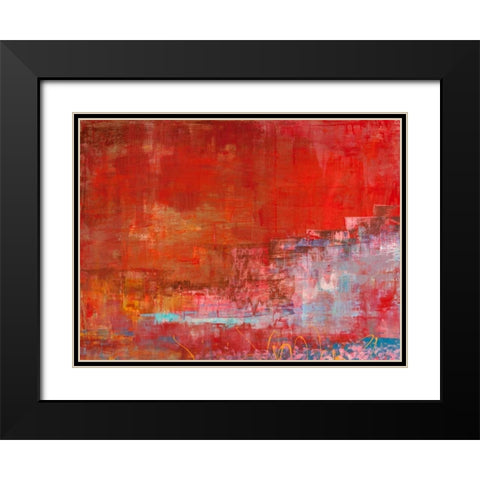 Mare di luce Black Modern Wood Framed Art Print with Double Matting by Corrado, Italo