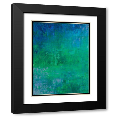 Oceani profondi Black Modern Wood Framed Art Print with Double Matting by Corrado, Italo