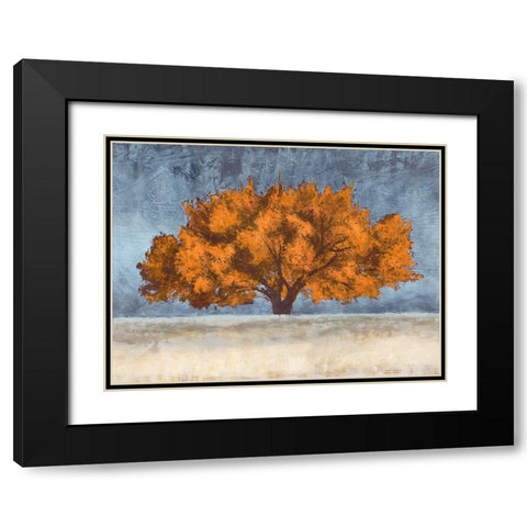 Golden Oak Black Modern Wood Framed Art Print with Double Matting by Eelder, Jan