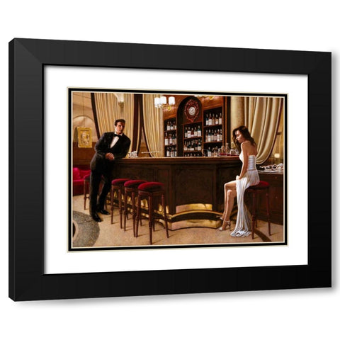 In the Mood for Love Black Modern Wood Framed Art Print with Double Matting by Silver, John