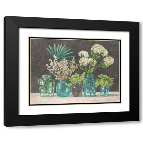 Spring Arrangement II Black Modern Wood Framed Art Print with Double Matting by Thomlinson, Jenny